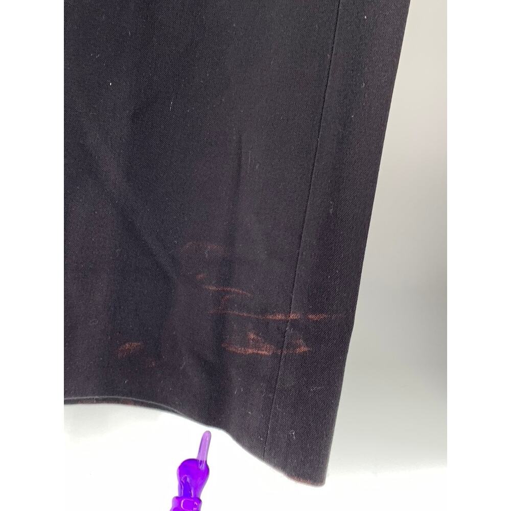 WHITE HOUSE BLACK MARKET Women's Black Flare Leg Pant SZ 12 - Picture 8 of 9